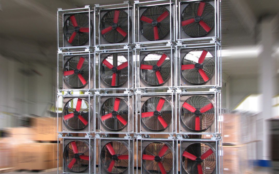 Use Dryfast fans for cooling and chilling during hot periods